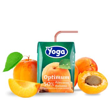 Yoga Succo Optimum Albicocca Italiana - Brick 3x200ml