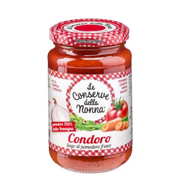 Le conserve della Nonna Condoro sugo di pomodoro fresco 350g