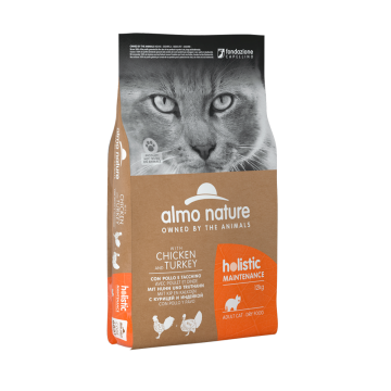 Almo Nature Maintenance Gatto Pollo Tacchino 12Kg