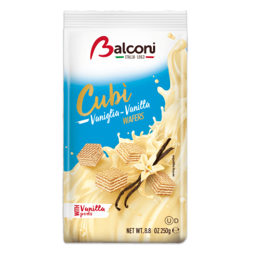 Balconi Cubi Wafers Vaniglia 250g