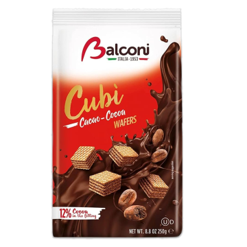 Balconi Cubi Wafers Cacao 250g