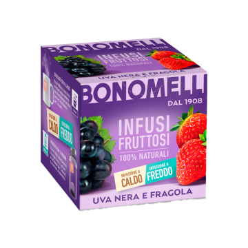 Bonomelli Infusi Fruttosi Uva Nera e Fragola 24g