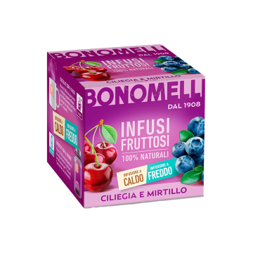 Bonomelli Infusi Fruttosi Ciliegia e Mirtillo 24g