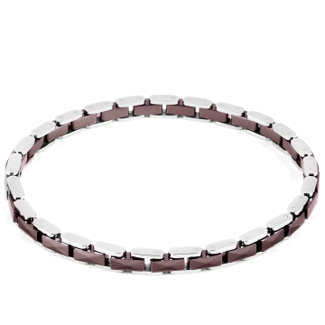 Brosway Bracciale Elegance in acciaio e ceramica