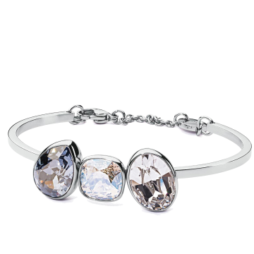 Brosway Bracciale rigido Dafne in acciaio con Swarovski