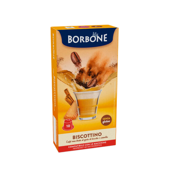 Caffè Borbone 10 Capsule Biscottino Compatibili Nespresso