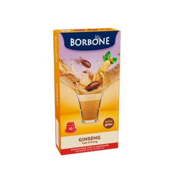 Caffè Borbone 10 Capsule Ginseng Compatibili Nespresso