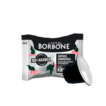 Caffè Borbone 50 Capsule Miscela Kikka compatibili Nespresso