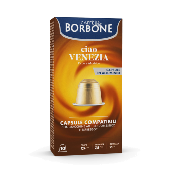 Caffè Borbone 10Caps Alluminio Compatibili Nespresso Ciao Venezia