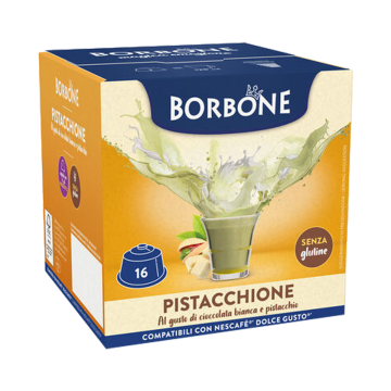 Caffè Borbone 16 Capsule Pistacchione Compatibili DolceGusto