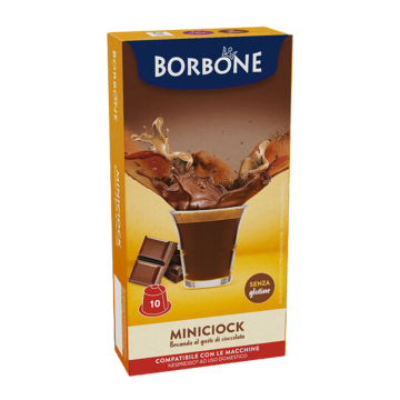 Caffè Borbone 10 Capsule Miniciock Compatibili Nespresso