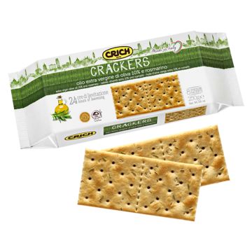 Crich Crackers Olio Extra Vergine e Rosmarino 250g