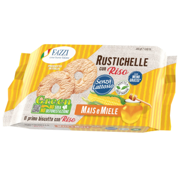 Fazzi Rustichelle con Riso Mais e Miele 250g