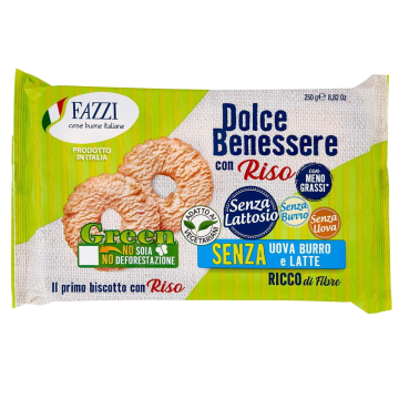 Fazzi Dolce Benessere con Riso Senza Uova Burro e Latte 250g