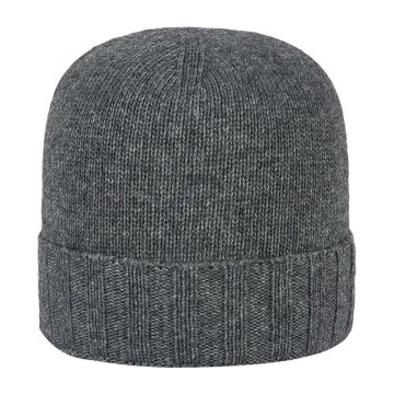 Hat You Cuffia Misto Cashmere Risvolto Grigio