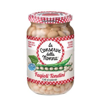 Le conserve della Nonna Fagioli tondini 360g