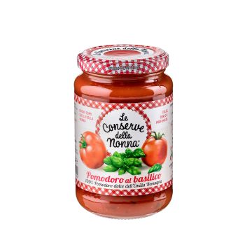 Le conserve della Nonna Pomodoro al basilico 350g