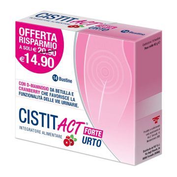 Lineaact Cistit Act Forte Urto 14 Bustine