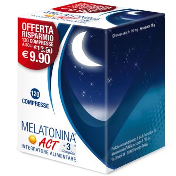 Lineaact Melatonina +3 complex 120 compresse