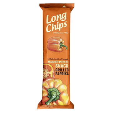 Long Chips Snack Grilled Paprika 75g