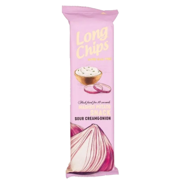 Long Chips Snack Cipolla con Panna Acida 75g