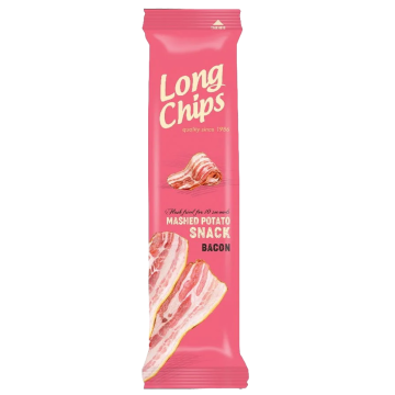 Long Chips Snack Bacon 75g