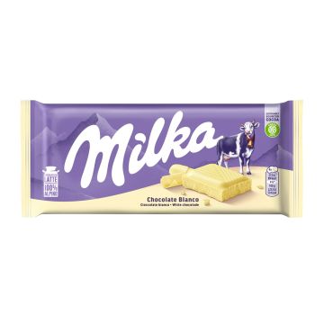 Milka Tavoletta Cioccolato Bianco 100g