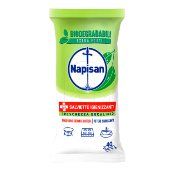 Napisan Salviette Igienizzanti Eucalipto 40pz