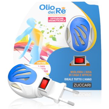 Zuccari Olio del Re Diffusore Aromotecnica con 3 Tabs