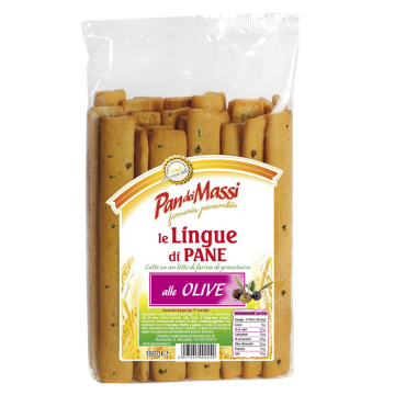 Pan Dei Massi Lingue di Pane Olive 180g