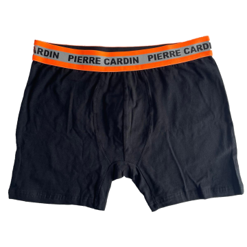 Pierre Cardin Boxer Uomo Nero Arancio