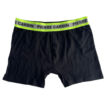 Pierre Cardin Boxer Uomo Nero Lime