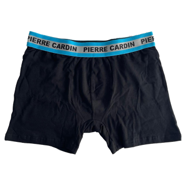 Pierre Cardin Boxer Uomo Nero Turchese