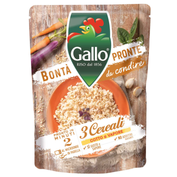 Riso Gallo Bontà Pronte 3 Cereali 250g