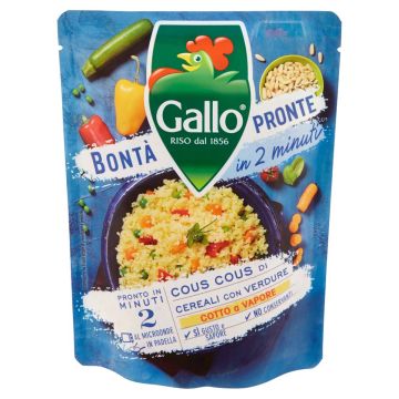 Riso Gallo Bontà Pronte CousCous di cereali con verdure 220g