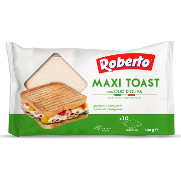 Roberto Alimentari Maxi Toast con olio d'oliva 500g