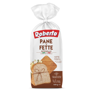 Roberto Alimentari Pane integrale a fette 400g