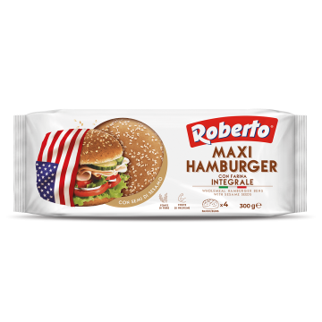 Roberto Alimentari Maxi hamburger integrale 300g