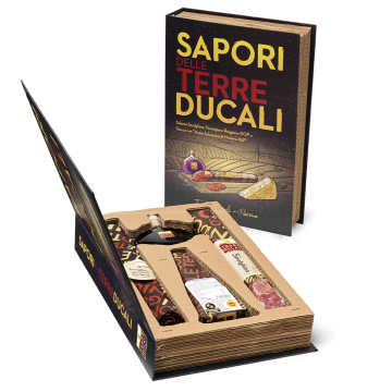 Terre Ducali Libro Strolghino 240g + Parmigiano Reggiano 150g + Condimento Agrodolce 40ml