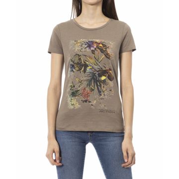 Trussardi Action T-Shirt Jungle Jersey Taupe