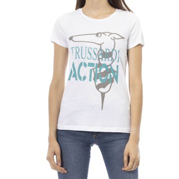 Trussardi Action T-Shirt Basic Jersey Bianco