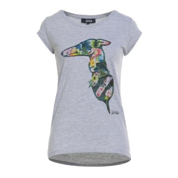 Trussardi Action T-Shirt Bandiera Jersey Grigio